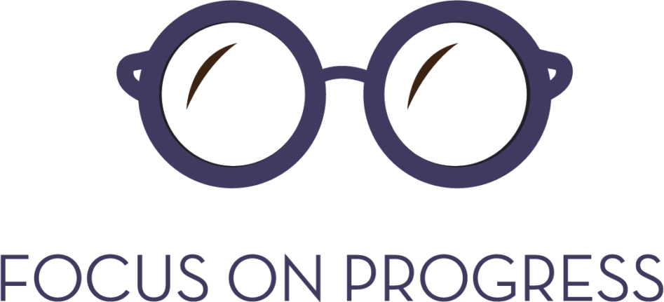 Glasses graphic > Focus on Progress